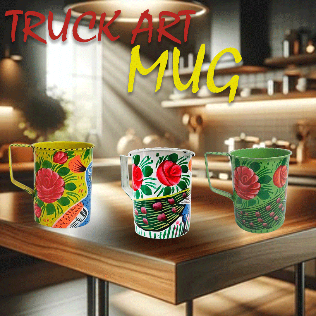 Truck Art Mug ( H-9.5cm) - Image 3