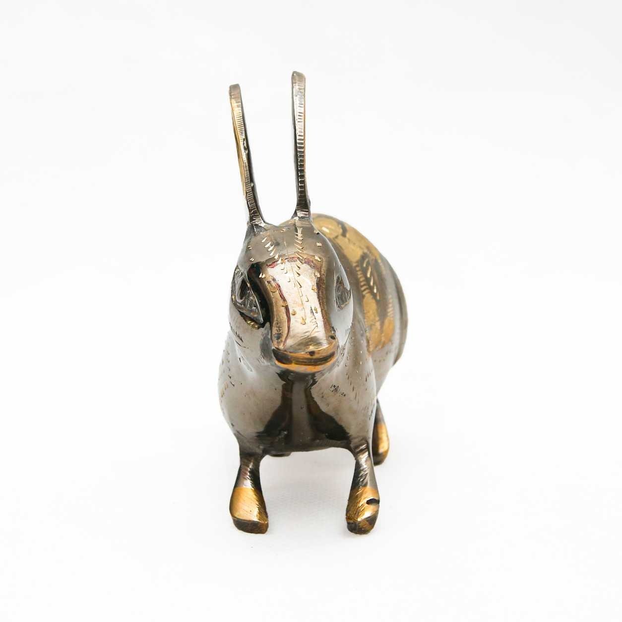 Handmade Brass Rabbit (15 cm) - Image 10