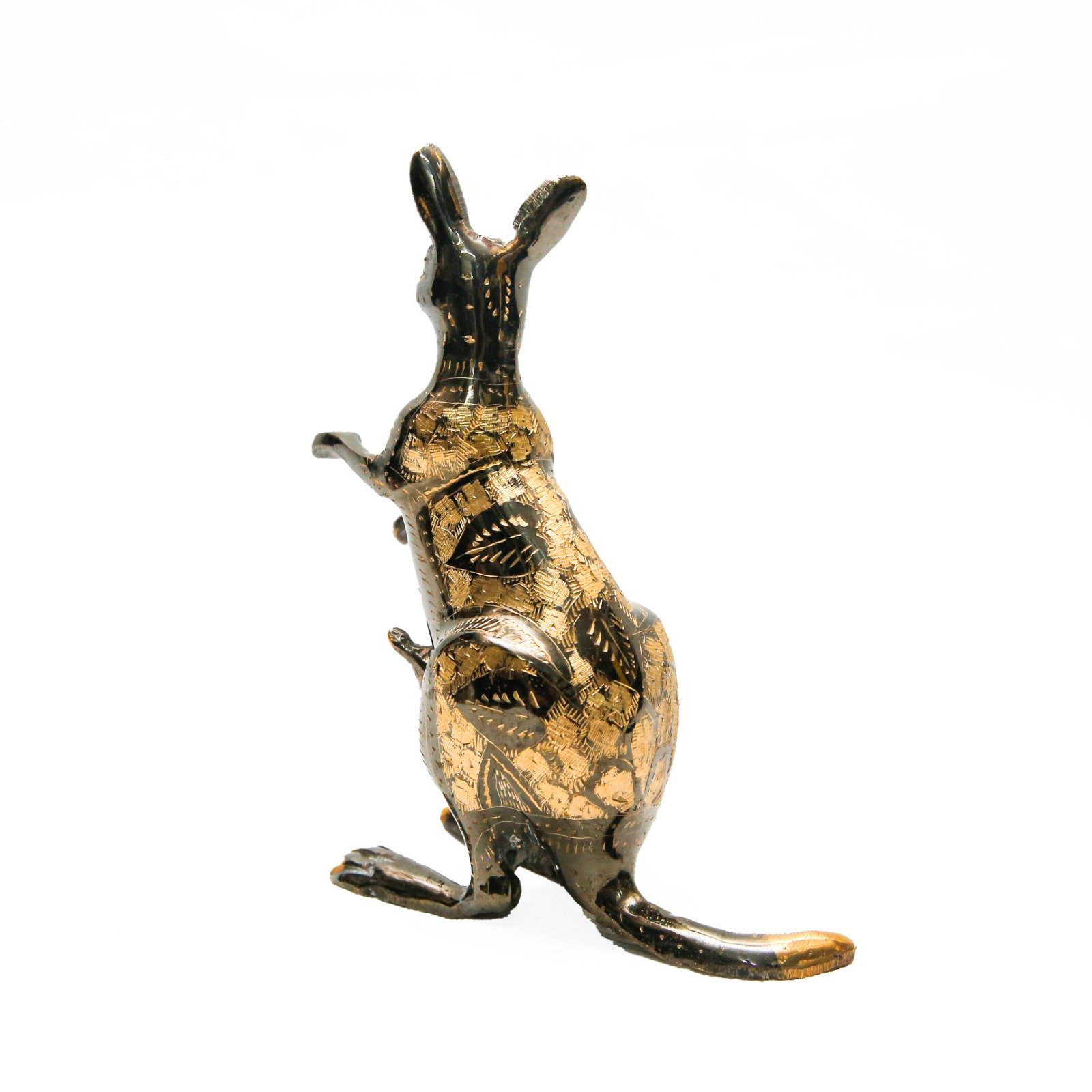 Handmade Brass Kangaroo (20 cm) - Image 5