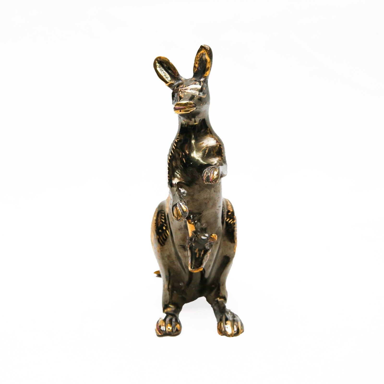 Handmade Brass Kangaroo (20 cm) - Image 6