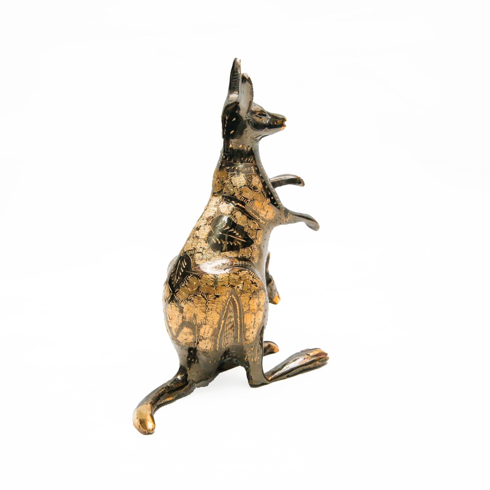 Handmade Brass Kangaroo (20 cm) - Image 9