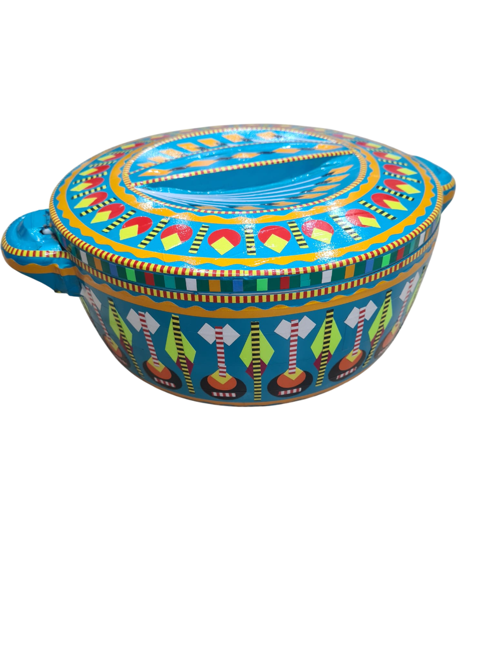 Colorful Pakistani Chamakpatti Hotpot | Traditional Art Decor for Kitchen - Image 5