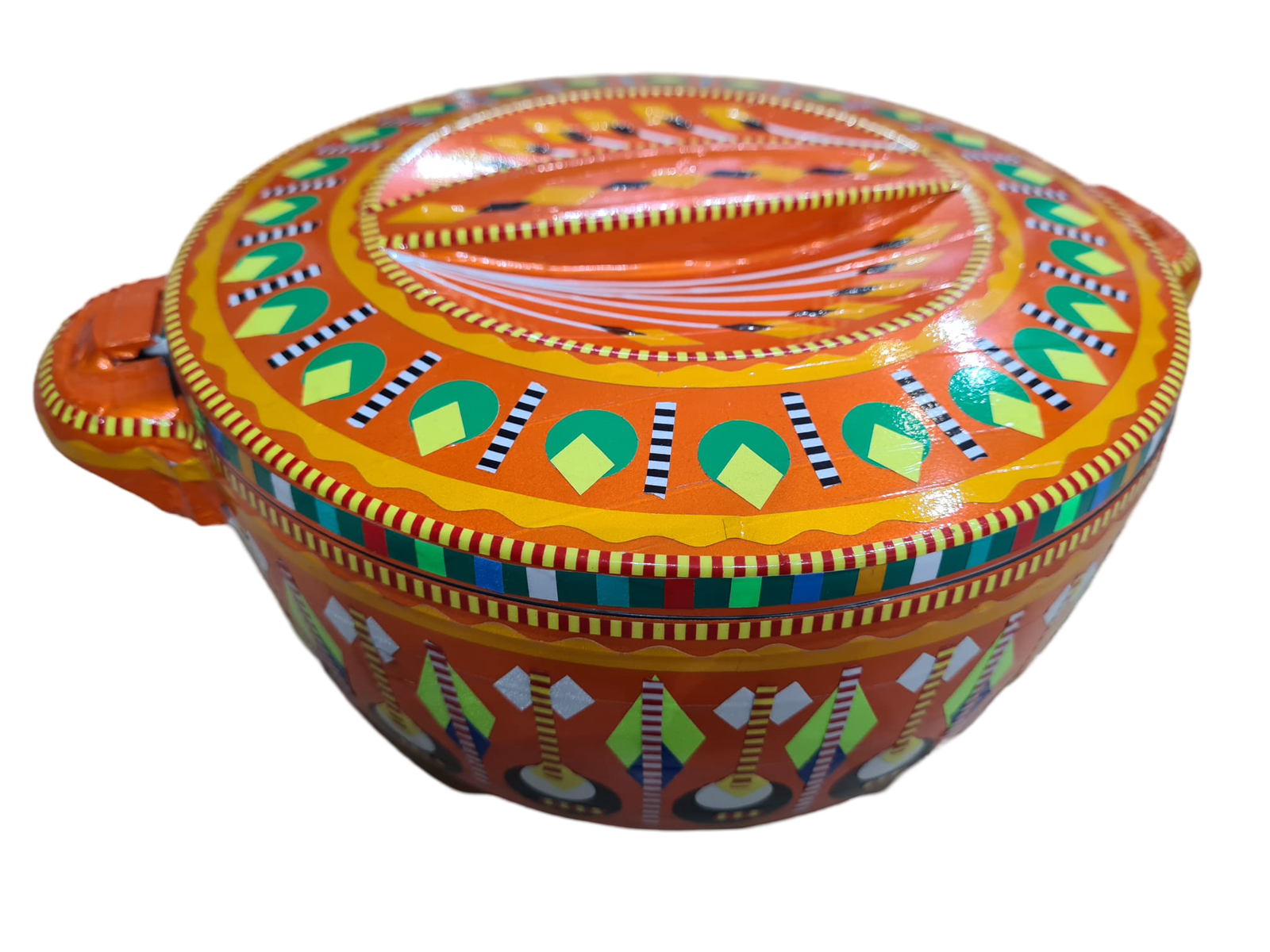 Colorful Pakistani Chamakpatti Hotpot | Traditional Art Decor for Kitchen - Image 6
