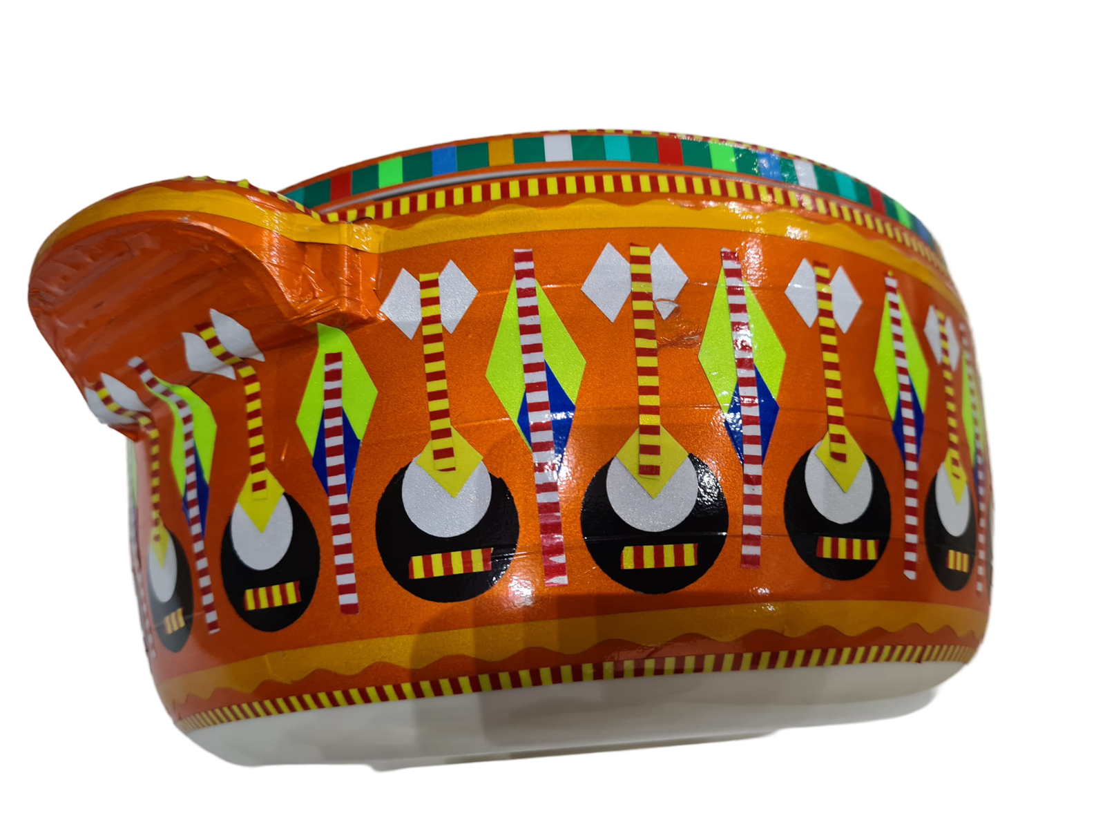Colorful Pakistani Chamakpatti Hotpot | Traditional Art Decor for Kitchen - Image 7