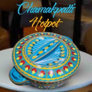Colorful Pakistani Chamakpatti Hotpot | Traditional Art Decor for Kitchen