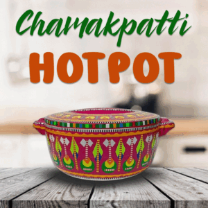 Colorful Pakistani Chamakpatti Hotpot | Traditional Art Decor for Kitchen