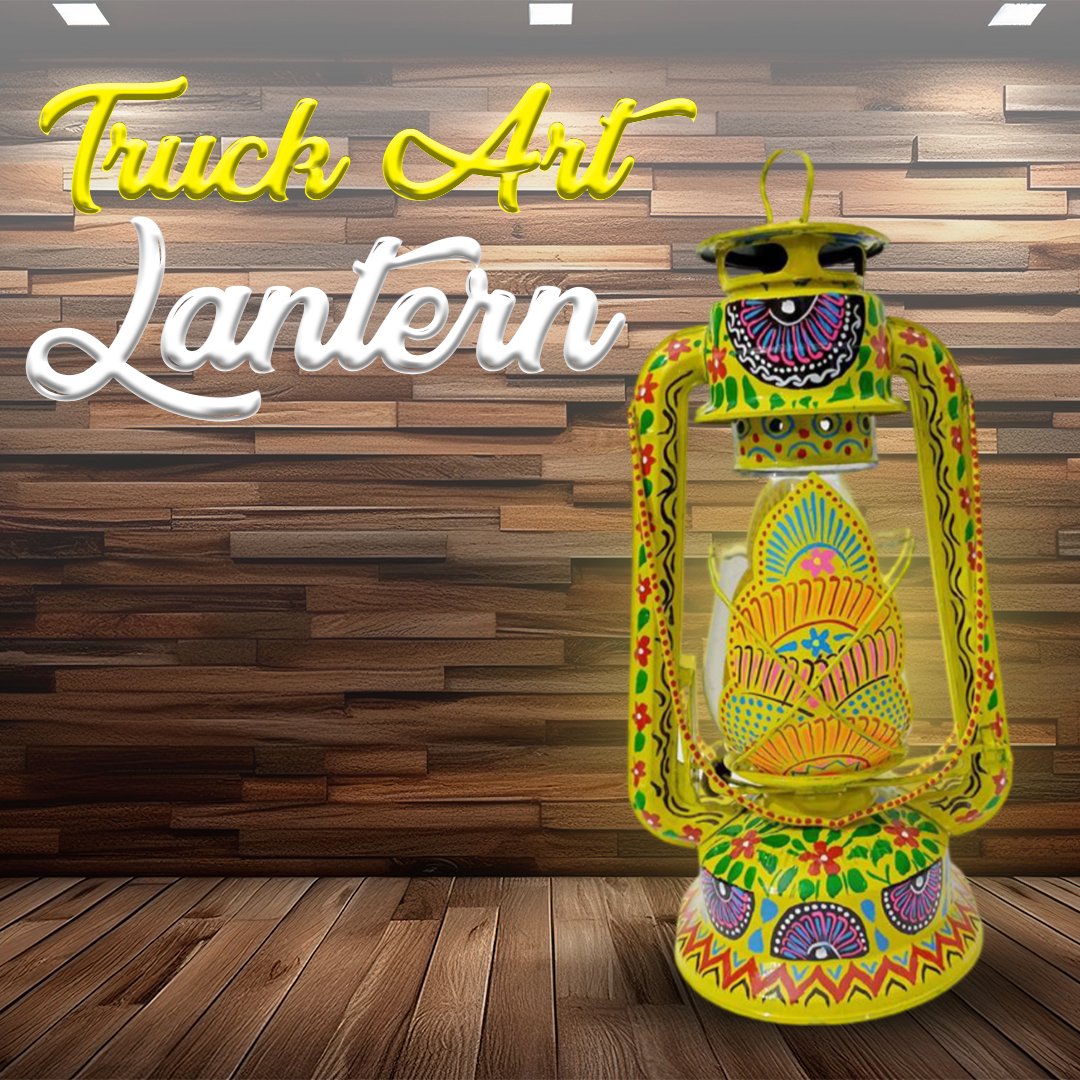 Truck Art Lantern (H-35cm) - Image 2