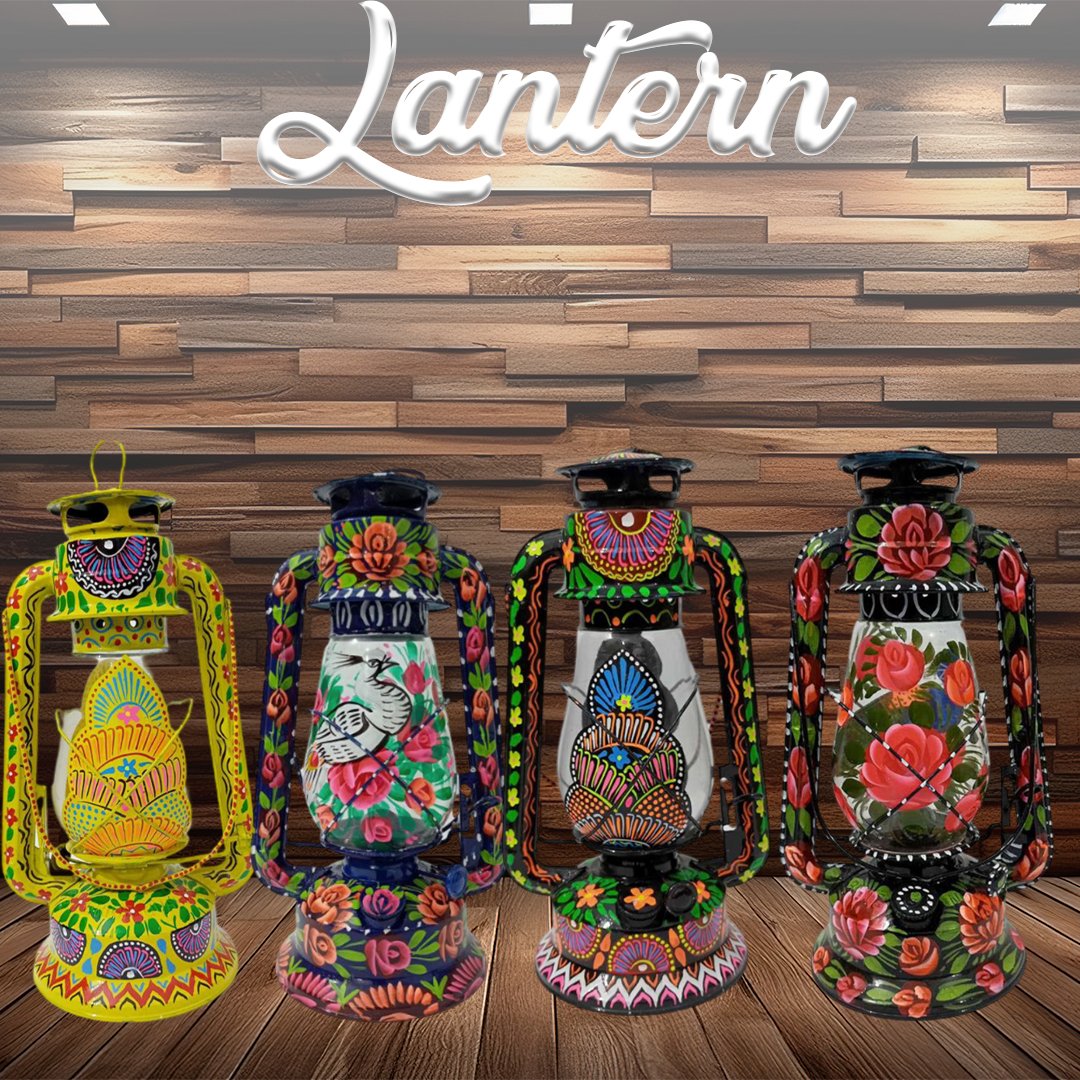 colorful Truck Art Lantern