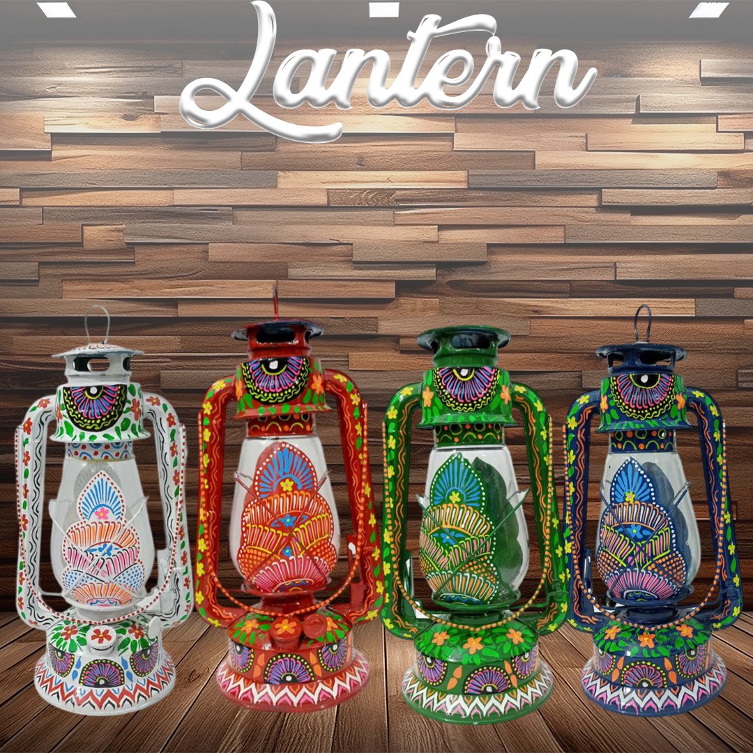 colorful Truck Art Lantern