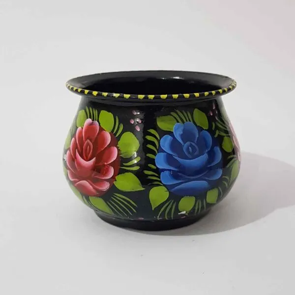Truck Art Mutki – Hand-Painted Decorative Pot (10cm) | Traditional Pakistani Art for Home Décor & Gifts - Image 8