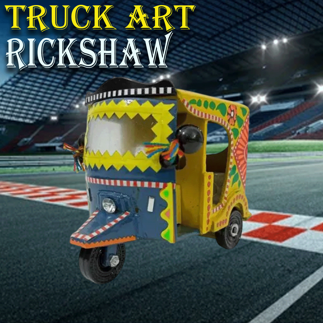 Truck Art Rickshaw (W-10cm:H-9cm) - Image 2