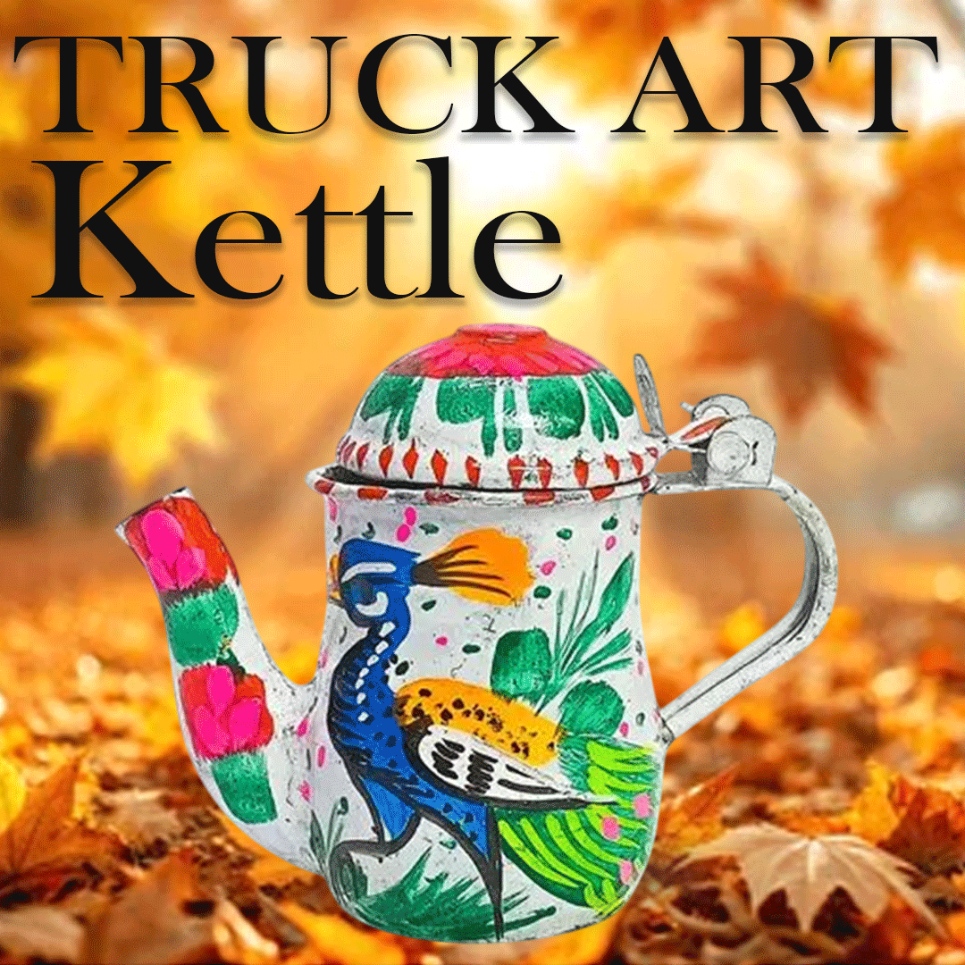 Truck Art Kettle (H-15cm) - Image 2