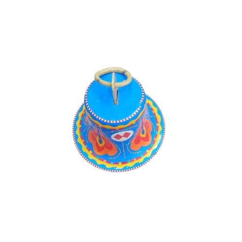 Handcrafted Chamakpatti Decorative Bell – Colorful Design for Home & Garden Décor, Traditional Pakistani Art - Image 3