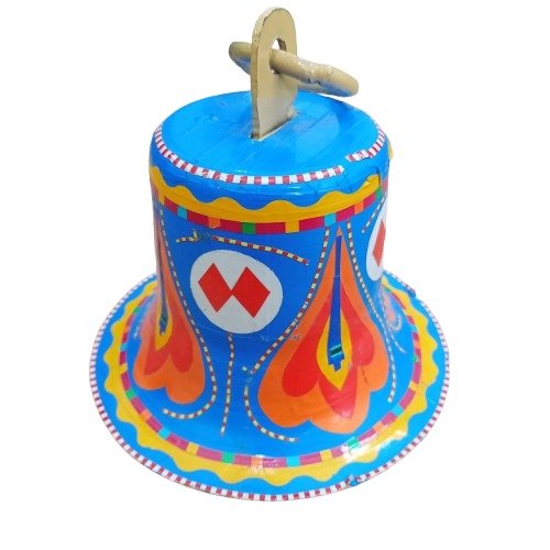 Handcrafted Chamakpatti Decorative Bell – Colorful Design for Home & Garden Décor, Traditional Pakistani Art - Image 4