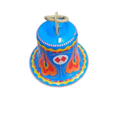 Handcrafted Chamakpatti Decorative Bell – Colorful Design for Home & Garden Décor, Traditional Pakistani Art - Image 5