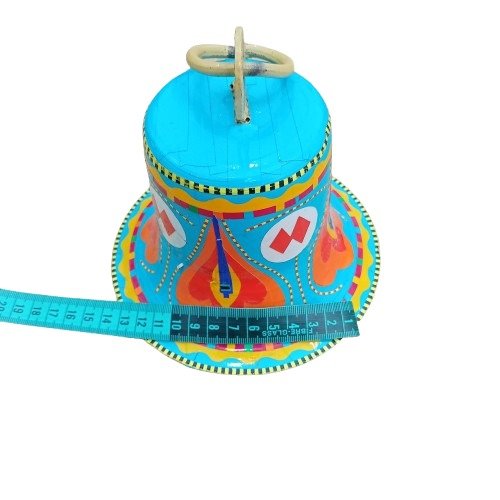 Handcrafted Chamakpatti Decorative Bell – Colorful Design for Home & Garden Décor, Traditional Pakistani Art - Image 8