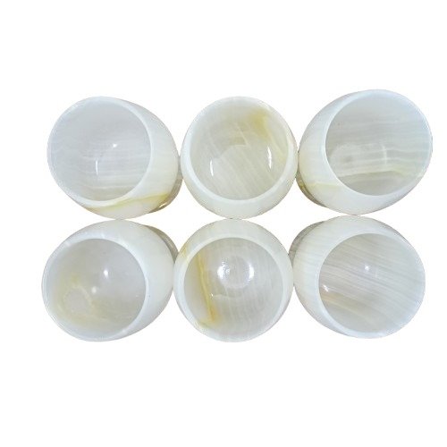 Onyx Wine Glass Set of 6 - Handcrafted Pakistani Marble Wine Glasses | Elegant Home Decor | Perfect for Serving & Gifting - Image 4