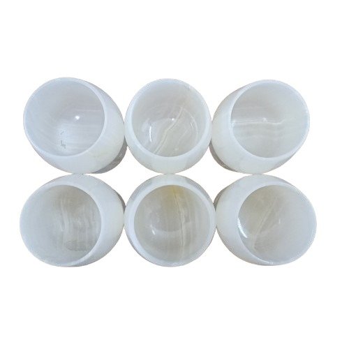 Onyx Wine Glass Set of 6 - Handcrafted Pakistani Marble Wine Glasses | Elegant Home Decor | Perfect for Serving & Gifting - Image 10