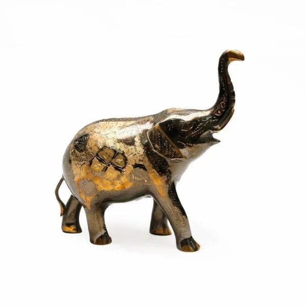 Brass Elephant (Size:20 cm) - Image 4