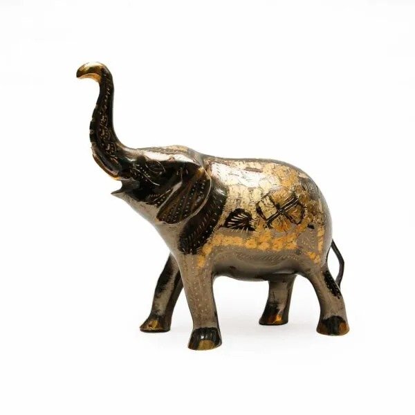 Brass Elephant (Size:20 cm) - Image 5