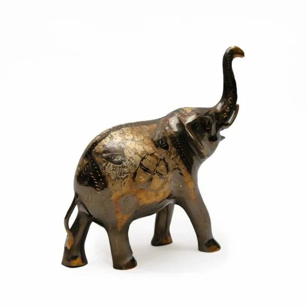 Brass Elephant (Size:20 cm) - Image 6