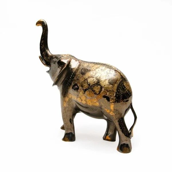 Brass Elephant (Size:20 cm) - Image 7