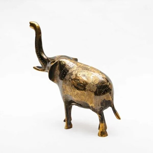 Brass Elephant (Size:15 cm) - Image 6