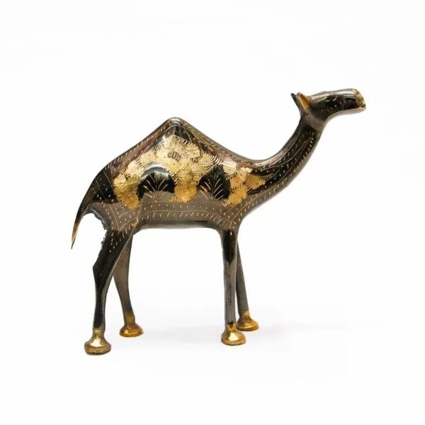 Handmade Brass Camel Figurine (15cm) – Stunning Home Decor & Collectible Craft - Image 6