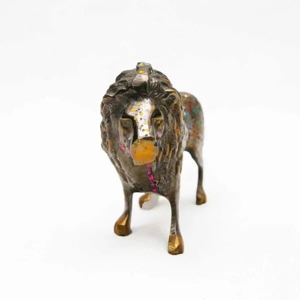 Brass Lion (Size:15 cm) - Image 8