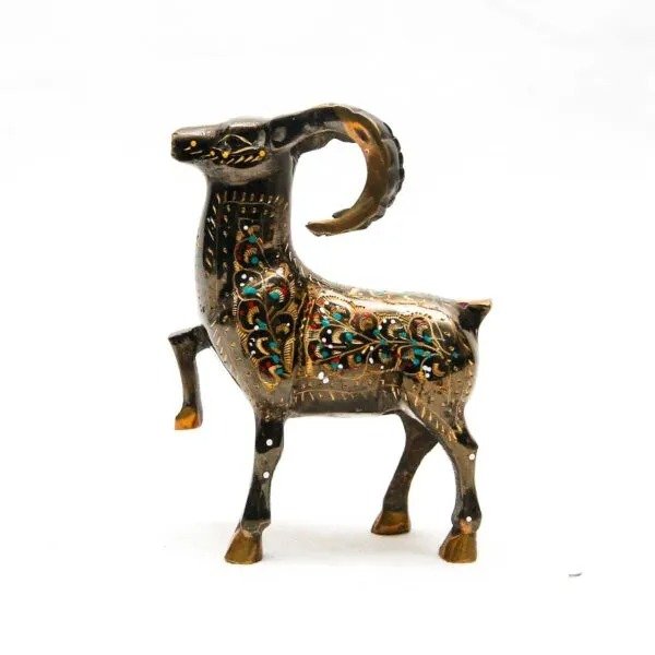Brass Markhor (Size:15 cm) - Image 2
