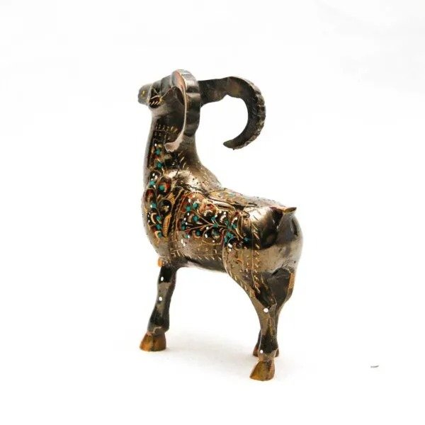 Brass Markhor (Size:15 cm) - Image 4