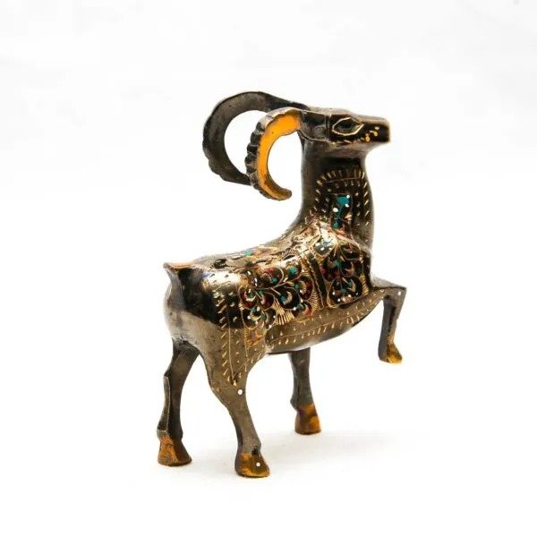 Brass Markhor (Size:15 cm) - Image 5