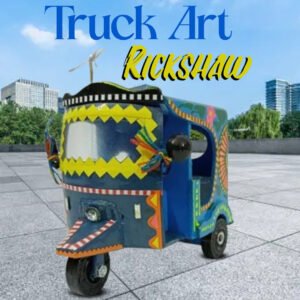 Truck Art Rickshaw (W-10cm:H-9cm)