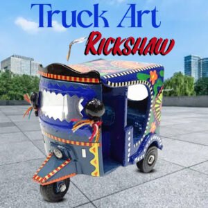 Truck Art Rickshaw (W-10cm:H-9cm)