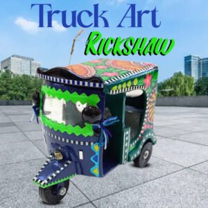 Truck Art Rickshaw (W-10cm:H-9cm)