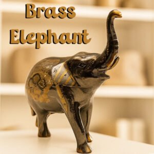 Brass Elephant (Size:20 cm)