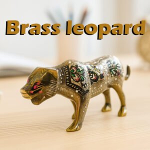 Brass Leopard (Size:15 cm)