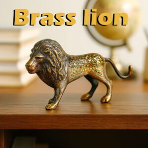 Brass Lion (Size:15 cm)