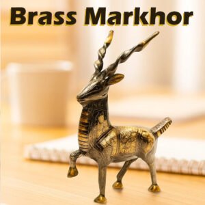 Brass Markhor (Size:20 cm)