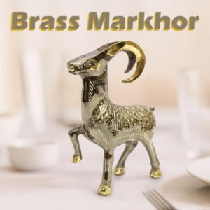Brass Markhor (Size:15 cm)