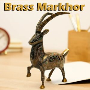 Brass Markhor (Size:20 cm)