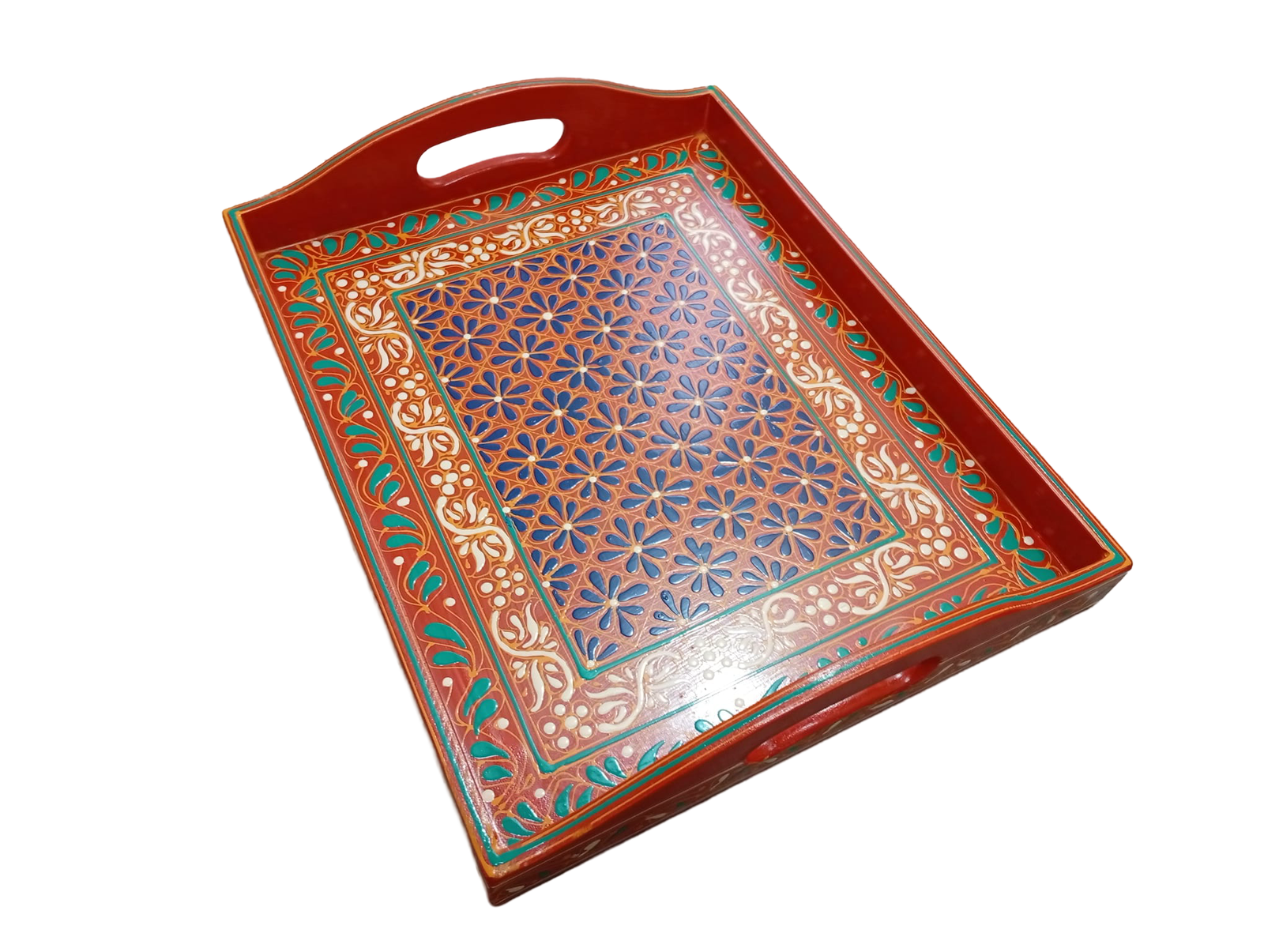 Bundi work tray size: length : 37cm width : 30cm - Image 5