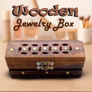 Wooden Jewelry Box (15 X 07 cm)