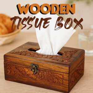 Wooden Tissue Box 15X23cm