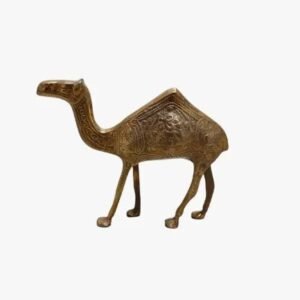 Handmade Brass Camel Figurine (15cm) – Stunning Home Decor & Collectible Craft