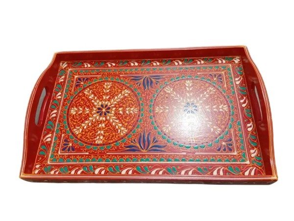 Decorative serving tray – top