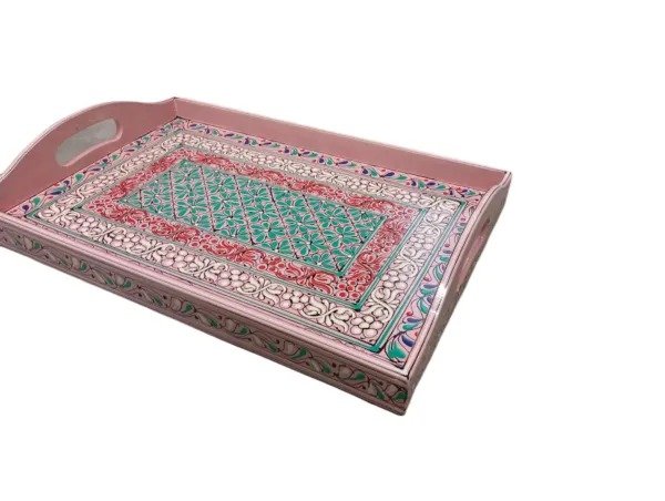 Handcrafted Tray – Rear Corner View