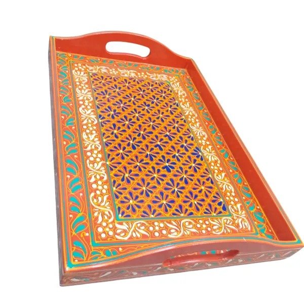 Side view of truck art tray