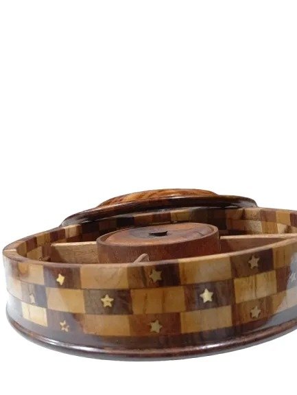 Wooden Dry fruit box Size 30 cm - Image 6