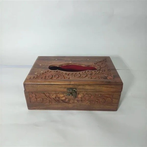 Wooden Tissue Box 15X23cm - Image 4